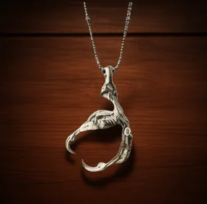 Gothic Raven Claw Talon Necklace Animal Crow Eagle Hawk Bird Fashion Hot Charm Punk Jewelry