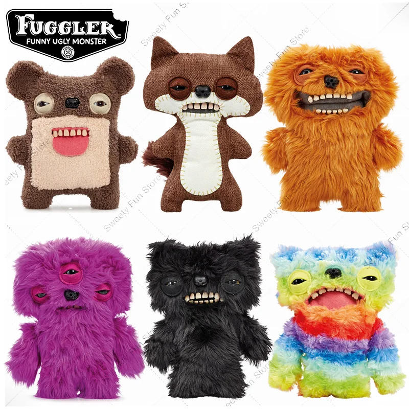 

Original Fuggler Ugly Monster Plush Toy Cute Fart Face Fuggler Series Teeth Mosters Stuffed Pluhies Funny Munch Munch Doll Gift