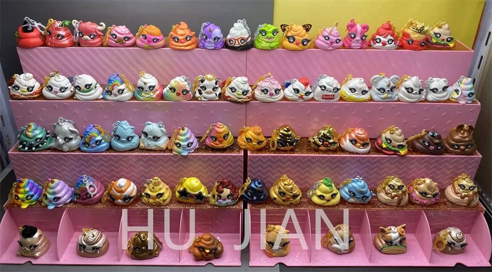 Original multi-style optional sample slime unicorn poop storage box children\'s play house toys