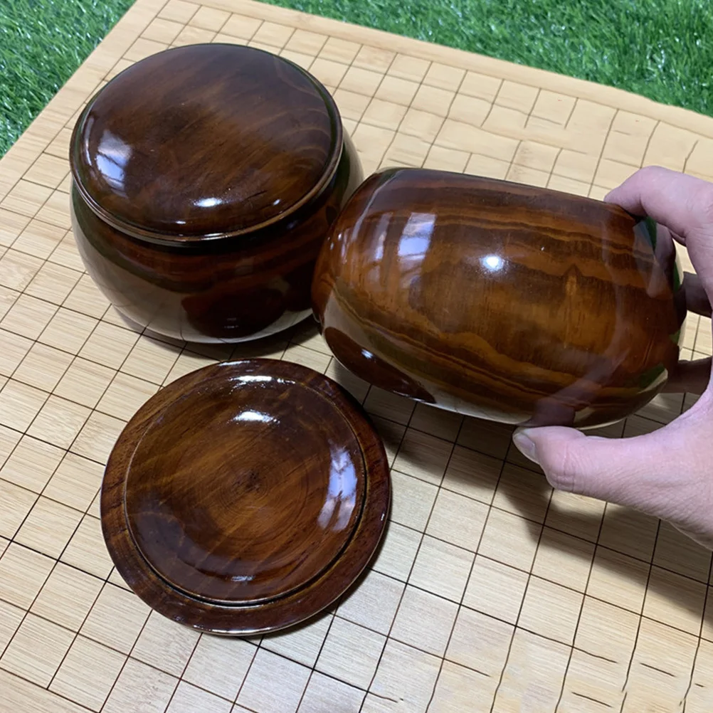 

Wooden With Lid Storage Container For Pieces Small Lightweight Real Wood Box For Storage Go Bowl Professional Go Bowl