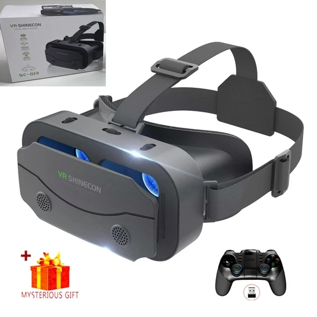 AyeBeau 3D Virtual Reality VR Brille Headset Geräte Helm Linsen Brille Smart Für Smartphones Telefon Handy Handy Spiel Viar Viewer Set 4