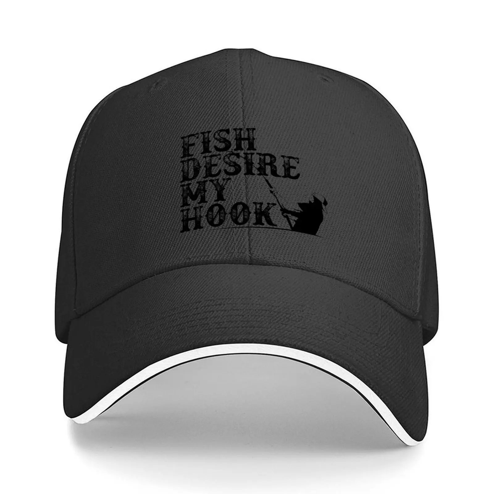 

Fish Desire My Hook Baseball Cap Anime Hat Golf Luxury Hat hats for men Mens Women's