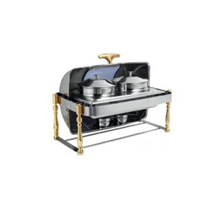 Wholesale chaffing dish rectangle electric buffet food warmer stainless steel chafing dishes for sale