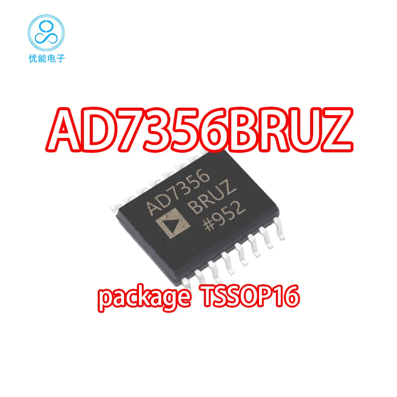 Imported AD7356BRUZ AD7356 AD7356BRU packaging TSSOP-16 analog-to-digital conversion chip ADC