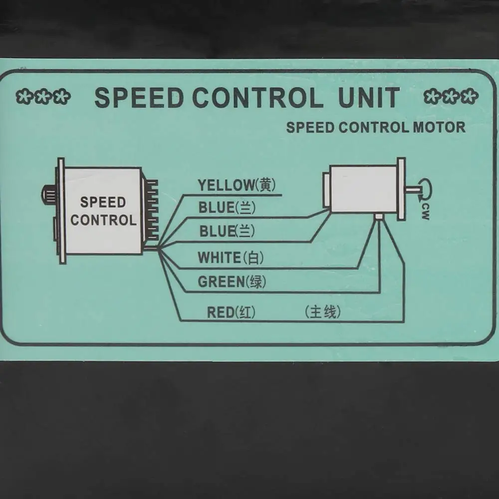 AC220V موتور سرعة المراقب المالي 400 واط التيار المتناوب موتور سرعة محدد منظم المراقب المالي إلى الأمام إلى الوراء 50 هرتز/60 هرتز حاكم للطباعة #3