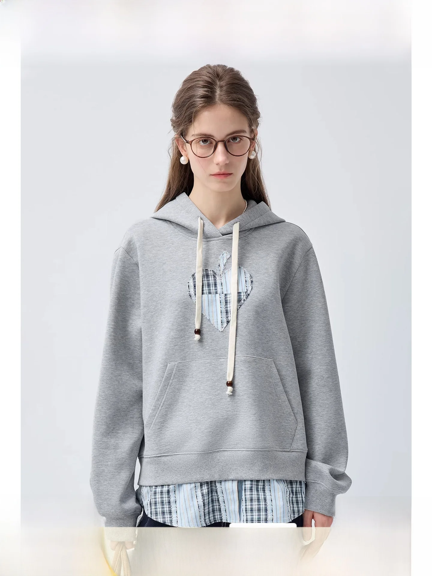 

Rui plus Size Women's Hoodie Loose Fit Casual Spring New Sle Micro Plump Mm Long Sve Breathable Comfortable Sweatirt