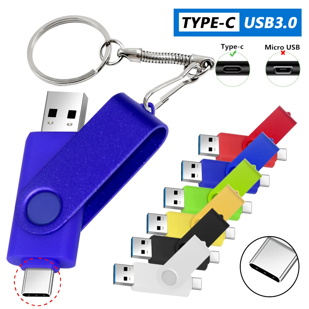 

Металл 3. 0 USB-накопитель, высокое качество, 16 ГБ, 32 ГБ, 64 ГБ, 128 ГБ, флэш-накопитель для устройства Type-C, креативные подарки