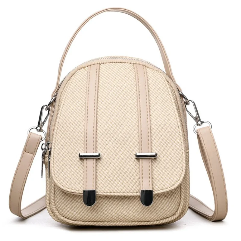 Sac messager haut de gamme pour femmes en cuir imprimé Sable boulangerie des pays-bas Vintage soigné spacieux Style quotidien