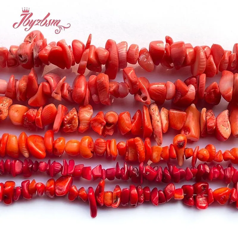 Natural Coral Chip Stone Beads DIY Loose bead Strand For Jewelry Making Necklace Bracelet Earring Wholesale Free shipping