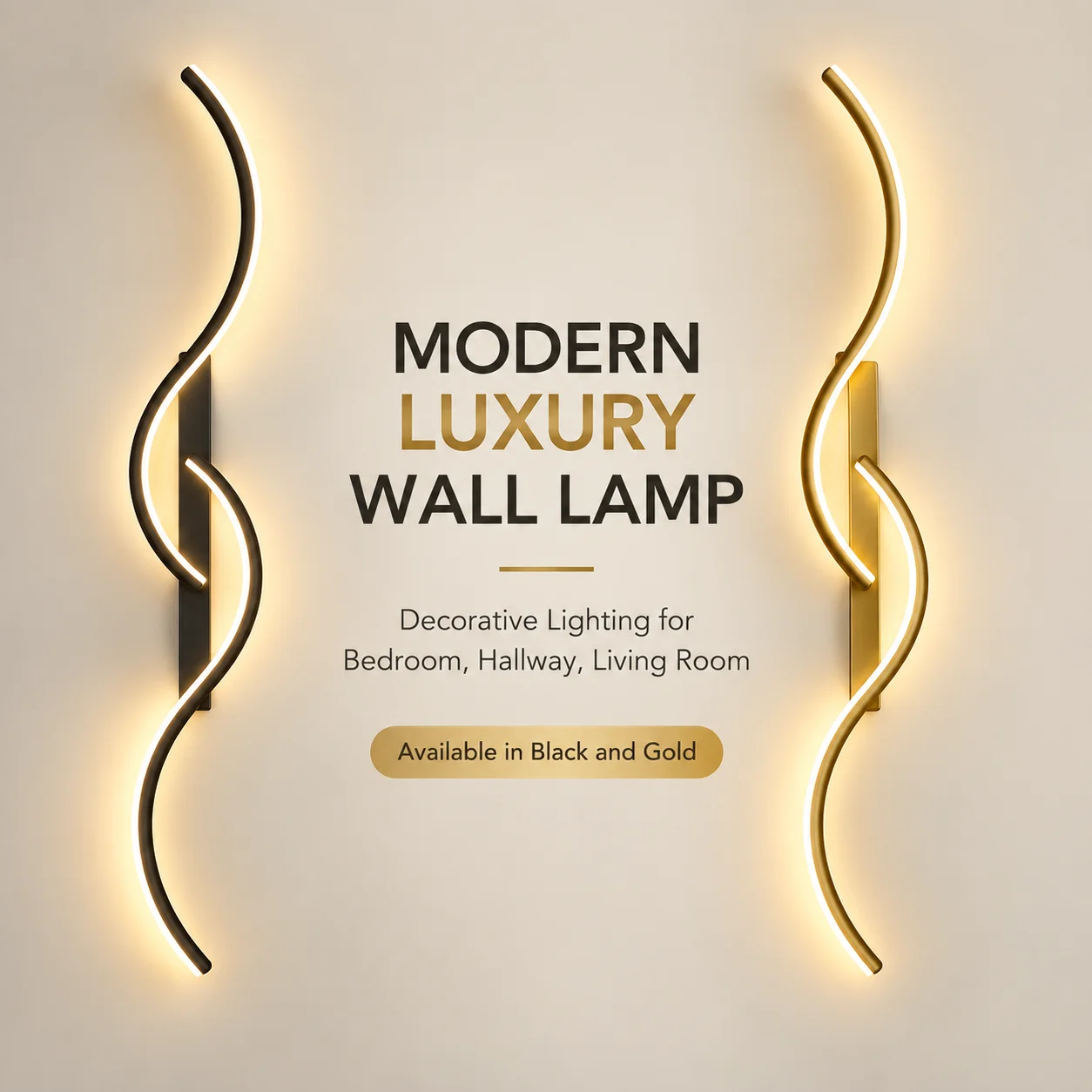 LED Wall Lamp AC 110 220V 3 Color Aluminum Long Strip Light
