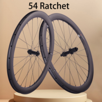 EU Stock CSC Carbon Wheelset Gravel Bike Wheels 700C 35/38/40/45/50mm D272 54T Ratchet Center Lock Hub Disc Brake Carbon Wheels