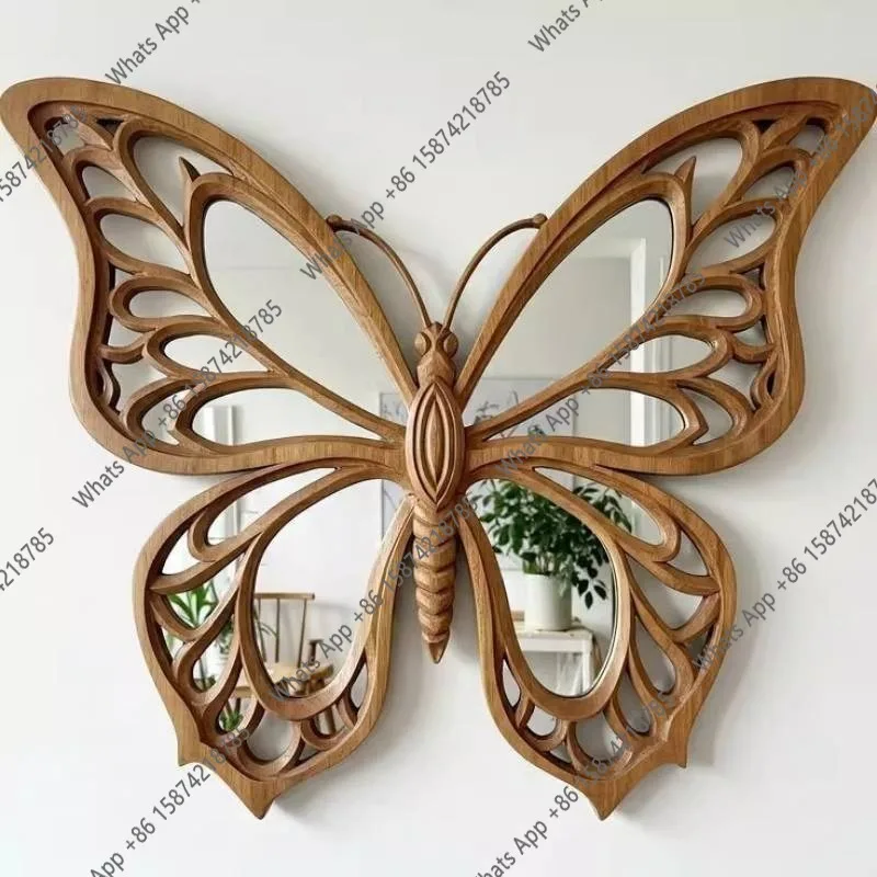 Irregular Big Decorative Mirrors Retro Luxury Bedroom Wall Make Up Mirror Vanity Aesthetic Girls Espelho Room Decoration