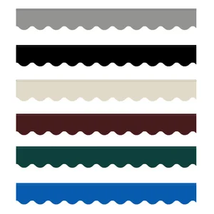 Katı Bej, Gri-Yeşil, Mağaza Perdesi, Taraklı Saçak, Yedek Güneş Gölgesi, Gölgelik Veranda Tentelerinde Boyut özel Su Geçirmez Kumaş 6 Büyük satış estor krem no. 3