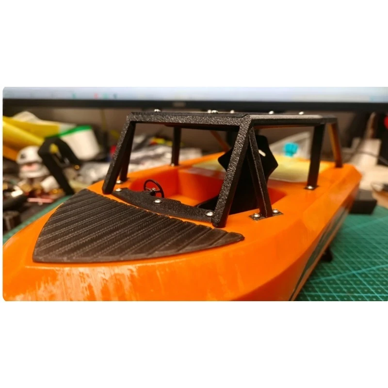 DIY Kit Upgrade Parts Boat Accessories 300mm Jet Pump Kart Boat Full Hardware Set , 3D Printed RC Model,  Custom Hull Color