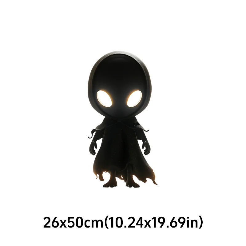 Large Size Shadow Monster Car Sticker Personalized Multi-position Sticker Block Paint Defects For Halloween Car Decoration