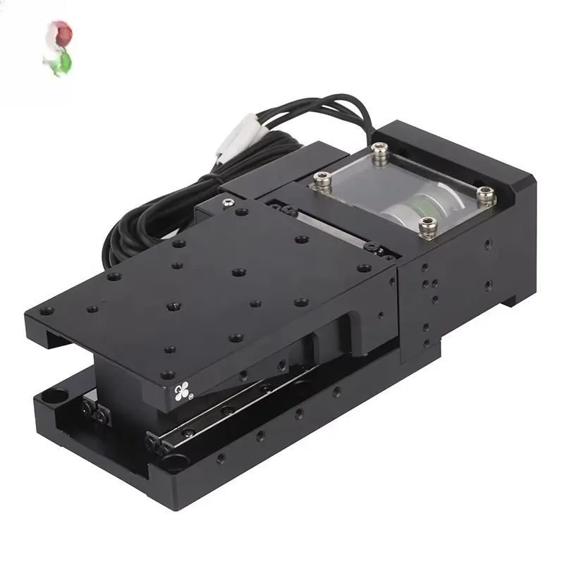 

60*60mm Motorized Lift Linear Stage - Cross Roller Guide Electric Sliding Table for Optical Instruments
