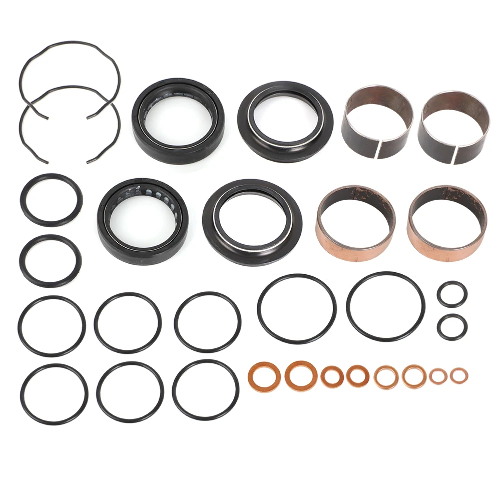 7386090 Fork Bushing Dust Oil Seal Rebuild Kit For HONDA CB500X 2013-2020 VTX1300 2003-2009 KAWASAKI Z1000 2003-2013