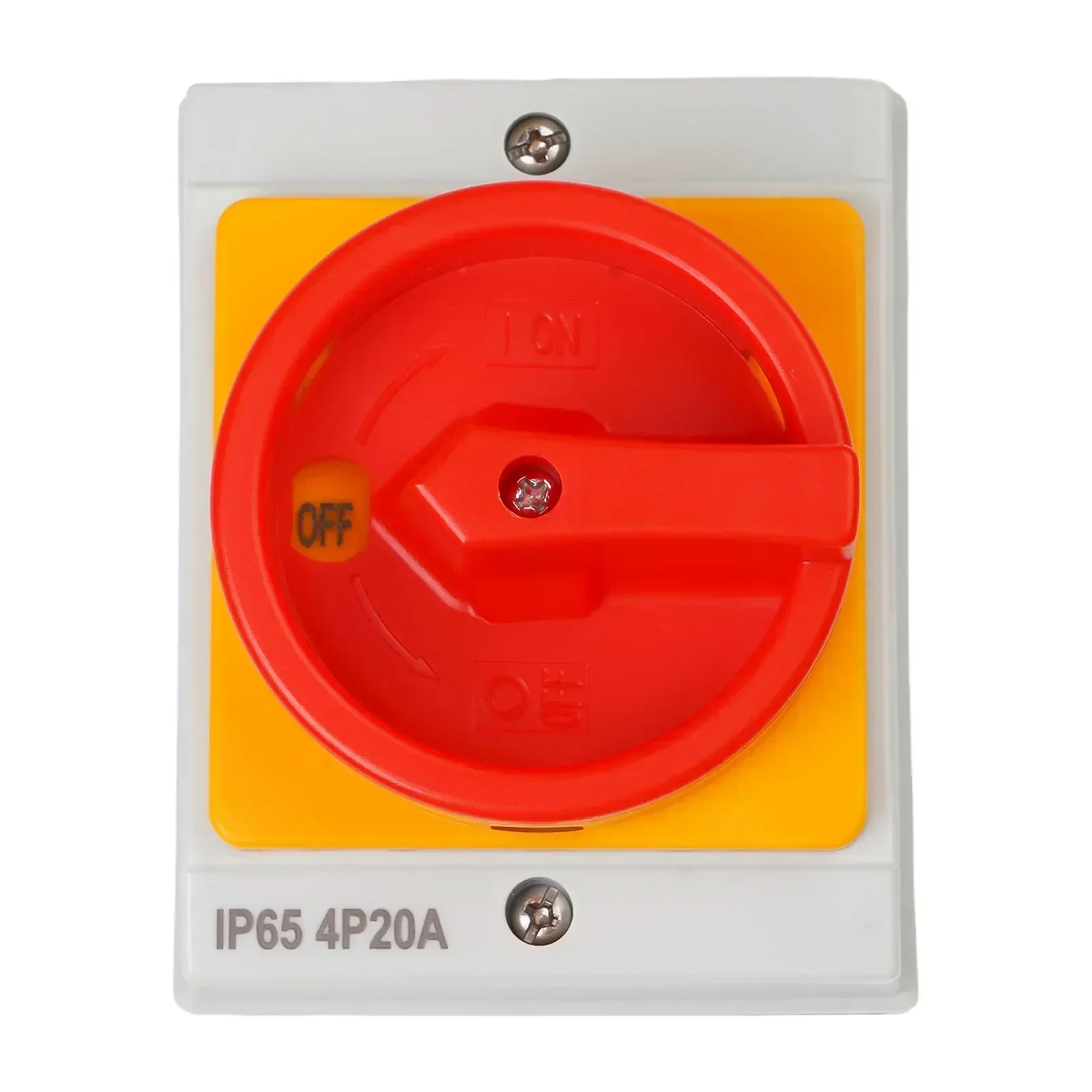 

Challenging Environments 4-Pin Rotary Switch Circuit Breaker No White 20A 25A 32A 40A 63A Rating IP65 Protection