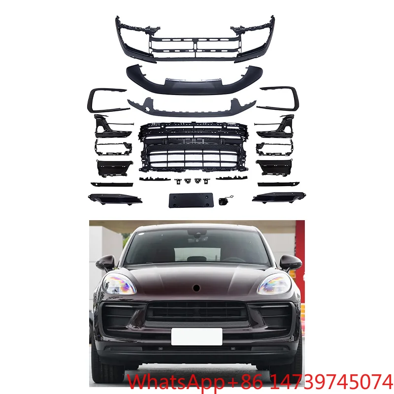 2014-2021 Turbo GTS Style Conversion Body Kit Bolt-On Front Bumper Retrofit Exterior Tuning PartsOld To New Facelift Body Kit