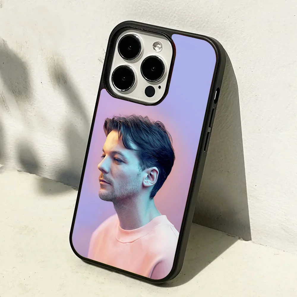 Singer  L-Louis Tomlinson Phone Case Mobile Phone Cases for iPhone 15 14 13 Pro Max 11 12 Mini Alex Mirror TPU Shell