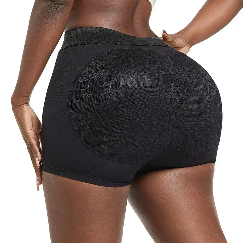 Women Butt Pad Control Panties Shapewear Fake Butt Lifter Hourglass Padded Booty Enhancer Brief Lingerie Body Shaper Shorts