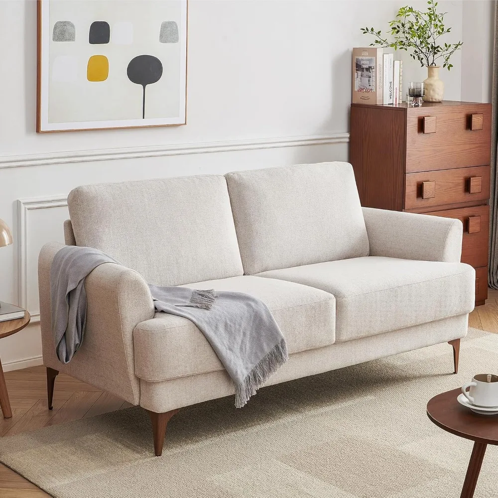 63" Fabric Loveseat… - image