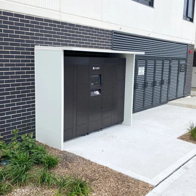 Self service Kiosk Smart outdoor parcel locker intelligent digital cabinet E-commerce container IOT mailbox network cupboard