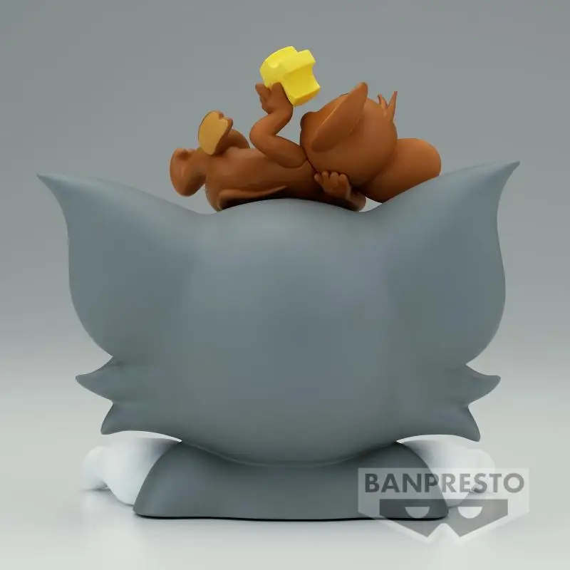 Bandai Original Tom and Jerry Miękka gumowa lalka vol.1 Anime Figurka akcji Zabawki dla chłopców Dziewczynki Dzieci Prezenty urodzinowe Model