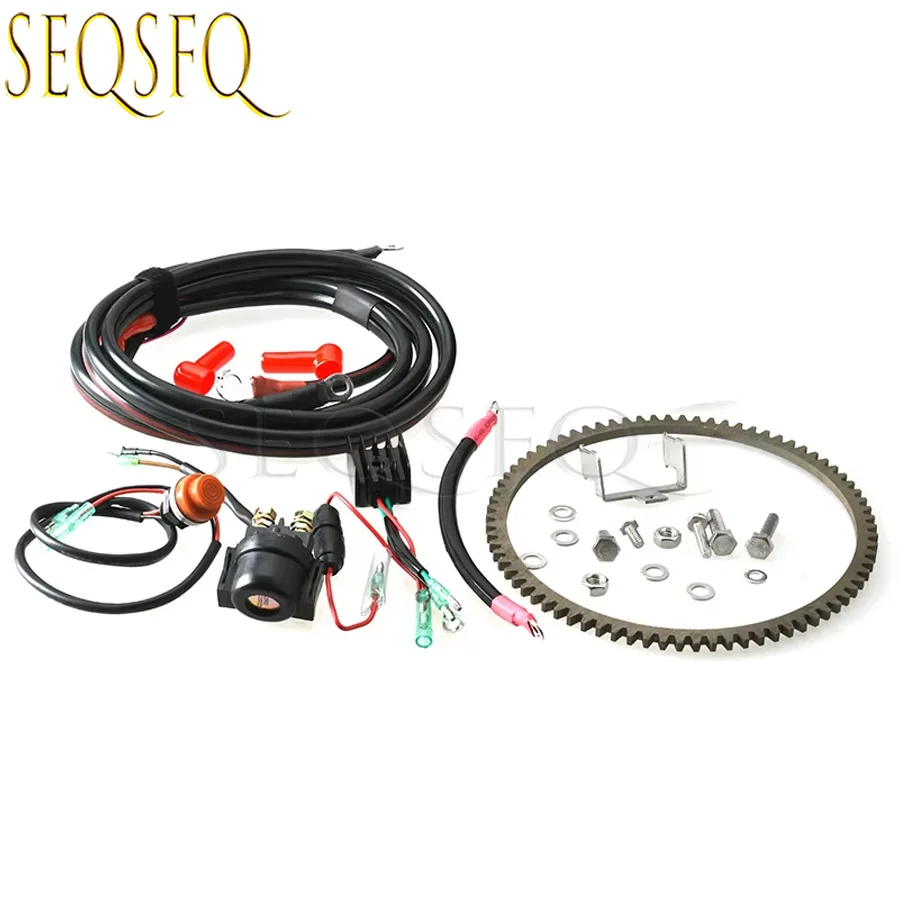 Tohatsu Electric Start Conversion Kit For M25 M30 & More 2 Stroke 25HP 30HP Boat Engine Replaces Parts