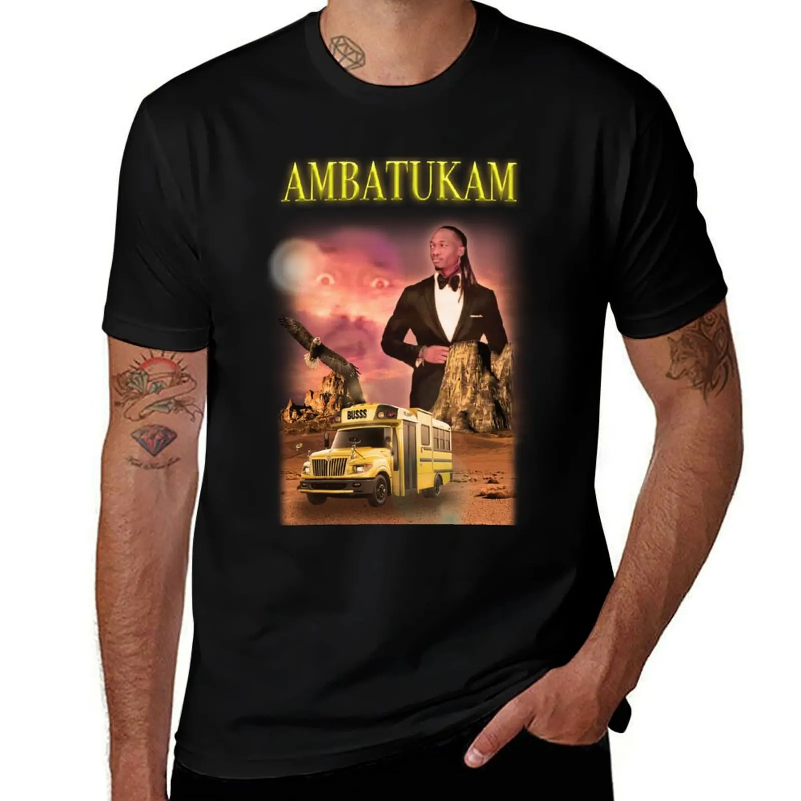 

Ambatukam Dreamybull Buss desert T-Shirt man t shirt cotton man t shirts for men casual