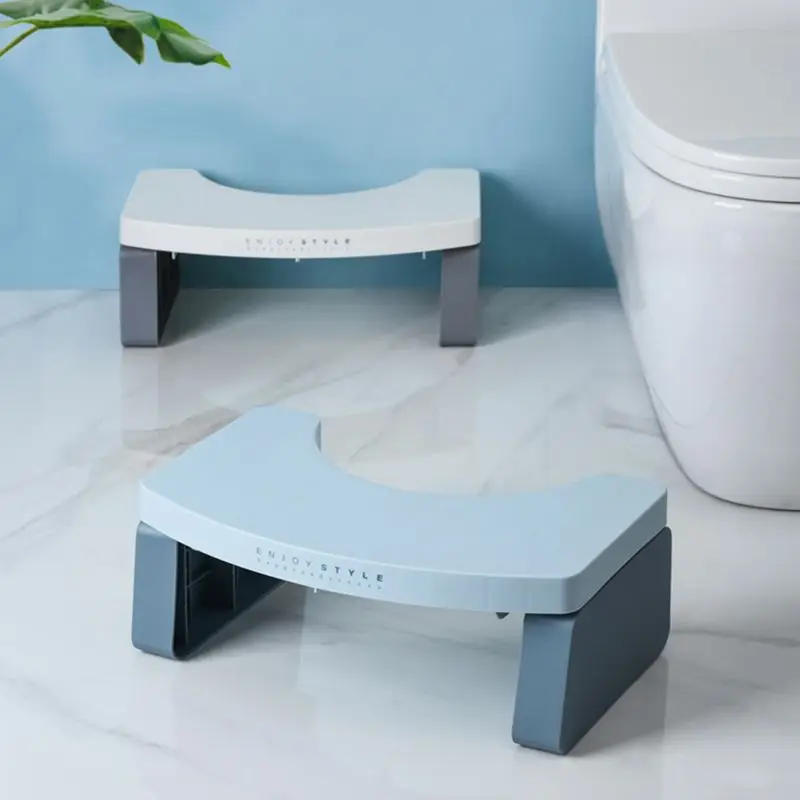 Folding Low Stool Creative Home Bathroom Toilet Chair Portable Children Toilet Seat Squat Stools Household Furniture Footstool