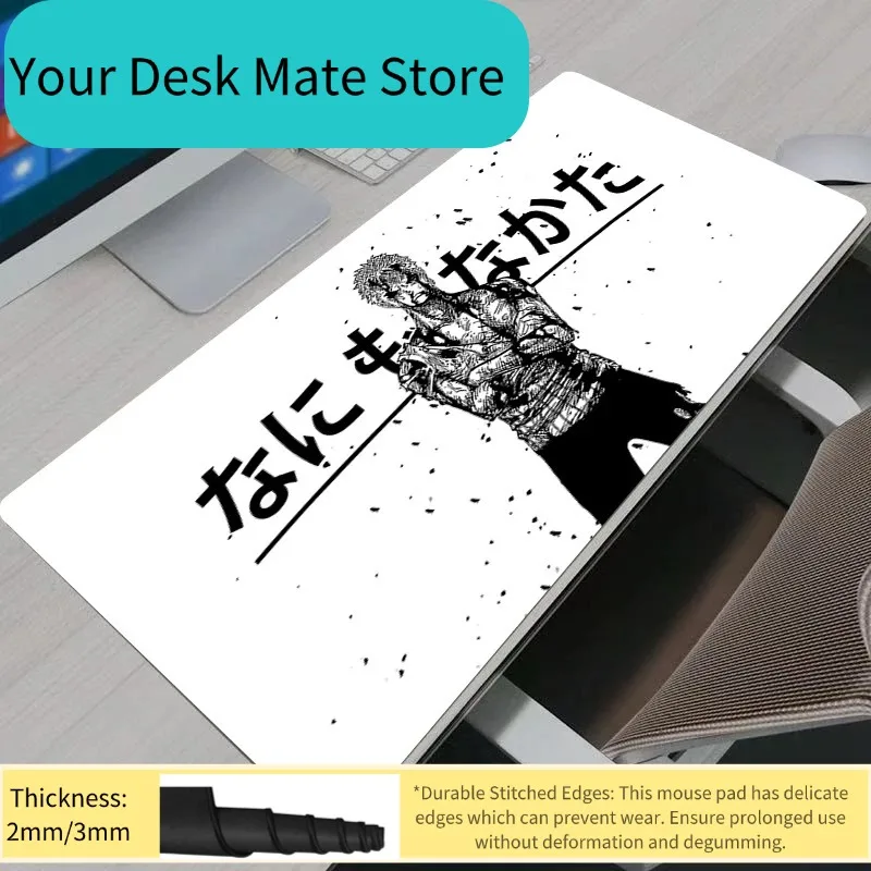 

Коврик для мыши One Piece Portgas·D· Ace, нескользящий резиновый коврик для клавиатуры ноутбука, компьютерный коврик для геймеров, коврик для игрового стола, коврик для мыши для ПК, подарки для молодежи