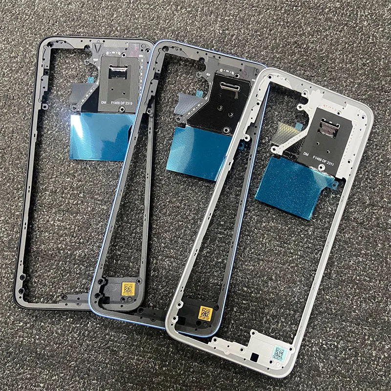 New For Xiaomi Redmi 12 Middle Frame Front Bezel Back Housing Case Mid Plate Replacement 4G 5G