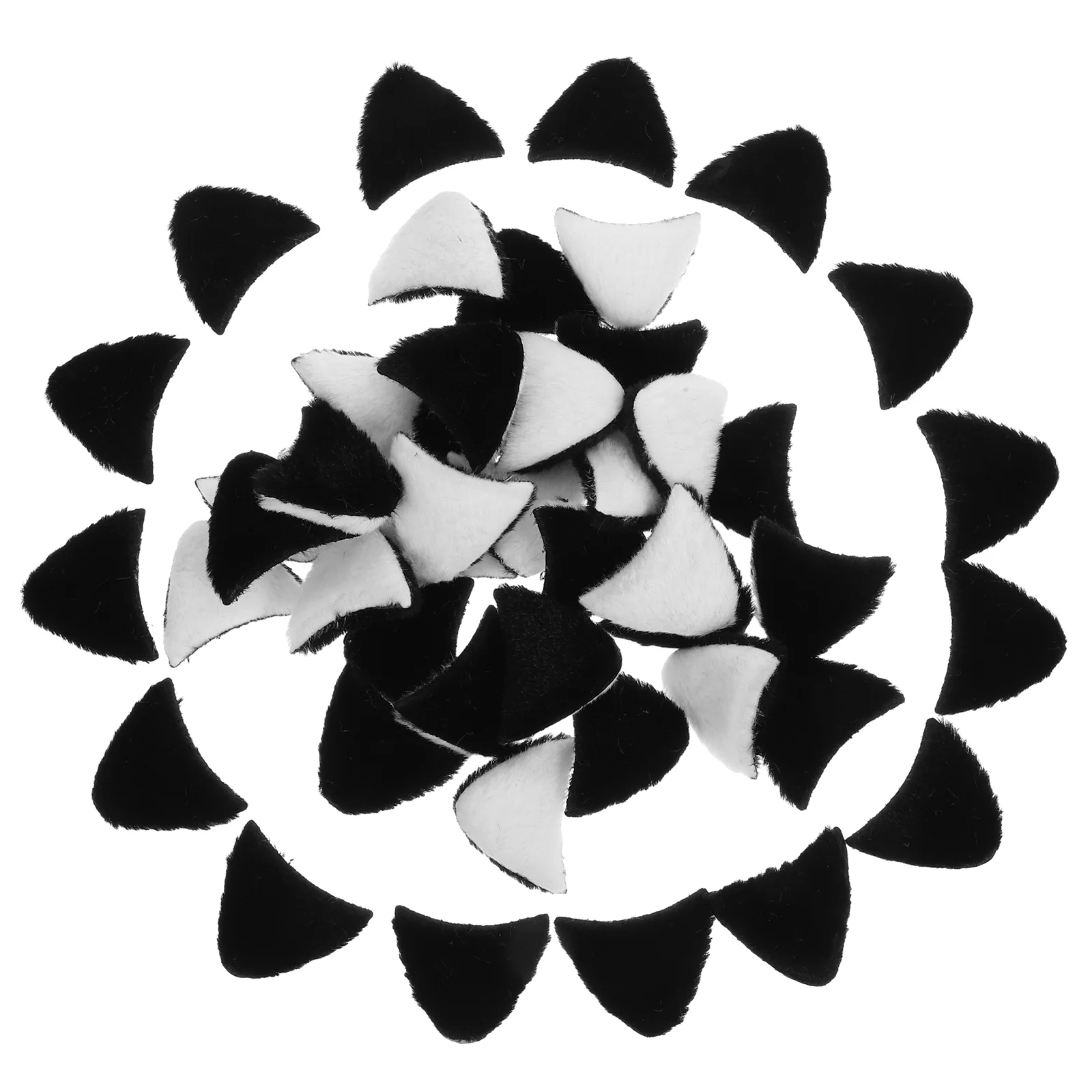 

40 Pcs Cat Ear Hair Clip Ears Decoration Animal Charm for Accessories Girl Headband Miss