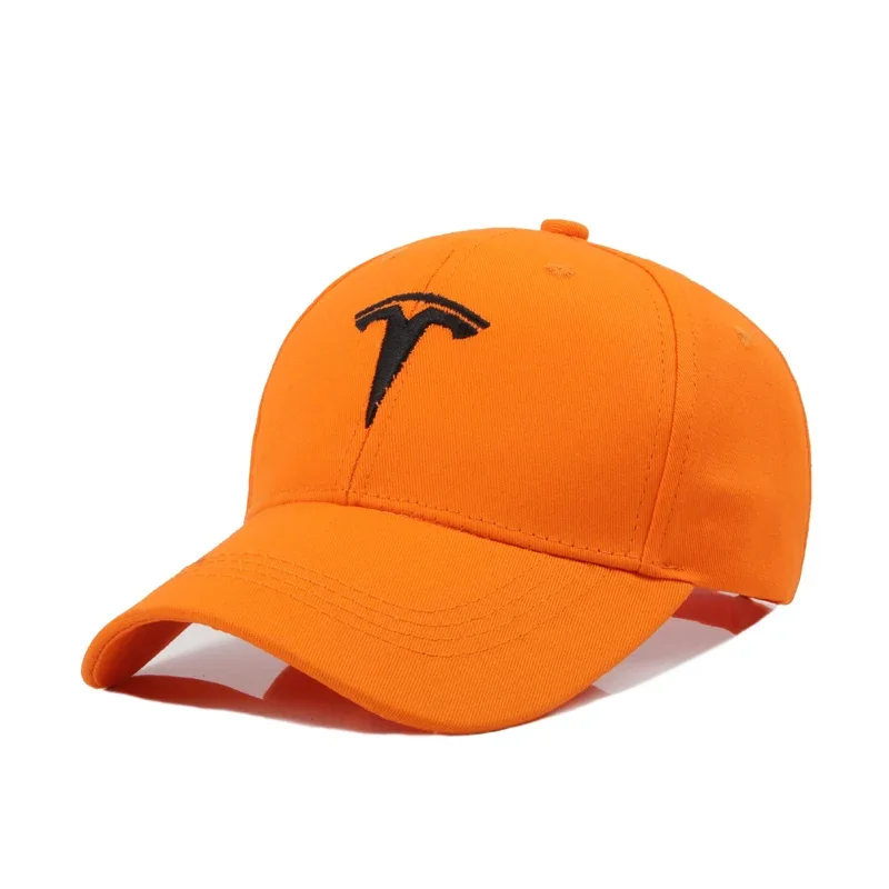 High-Grade Car Logo Cotton Adjustable Baseball Hat Outdoor For Tesla Model 3 Model S X Model Y Roadster SpaceX Auto Accessories