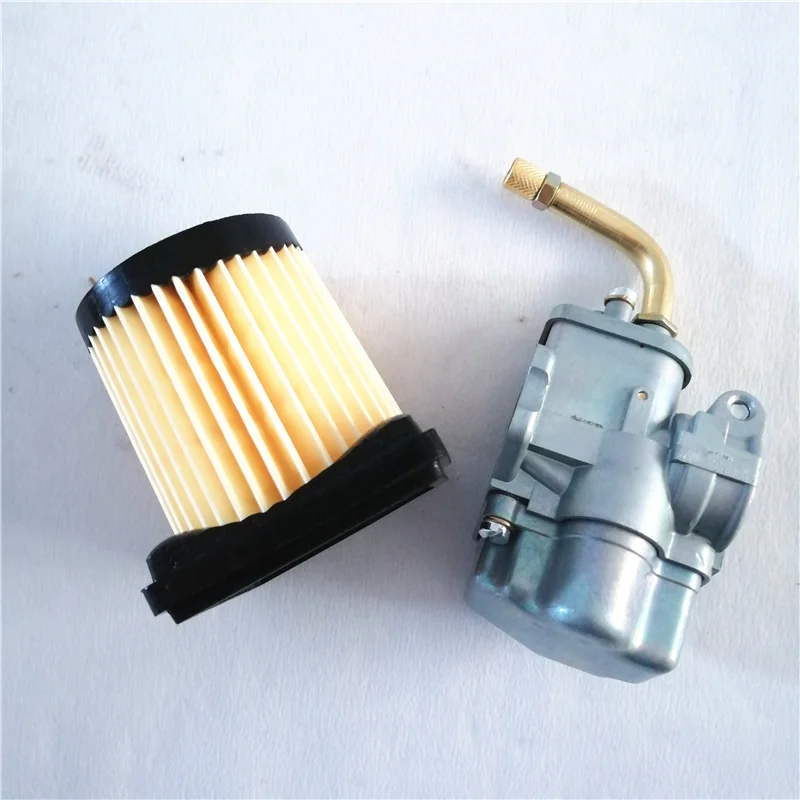 Motorcycle Carburetor 13MM with air filter 27mm for Hercules Prima M 2 3 4 5 S N Optima air filter Carb Bing 85 85/13 set 3