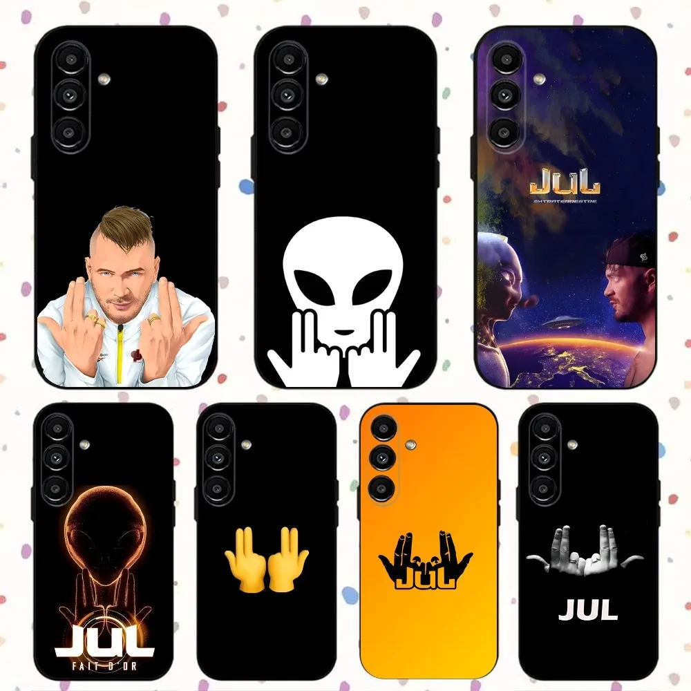 

J-Jul The Rapper Phone Case For Samsung S24,S21,S22,S23,S30,Ultra,S20,Plus,Fe,Lite,Note,10,9,5G Black Soft Cover