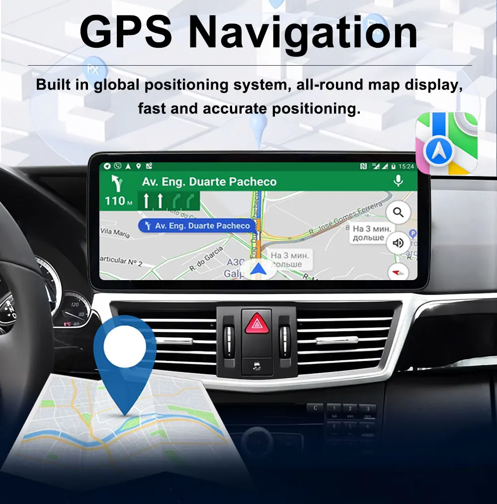 Android 16 System Stereo Auto-Multimedia-Videoplayer für Mercedes Benz E-Klasse W212 2009 - 2016 Carplay GPS QLED-Bildschirm 4G – Detail 22