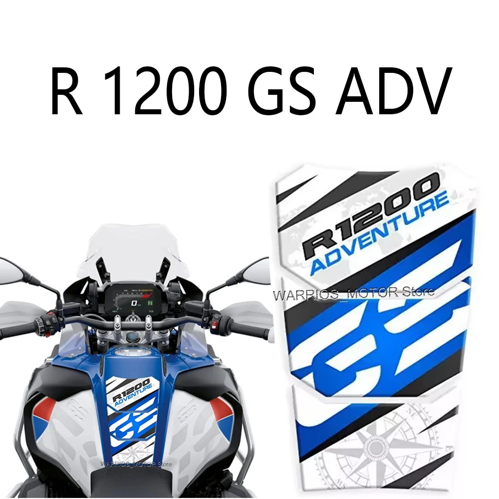 

Motorcycle 3D Resin Protective Sticker For BMW R 1200 GS ADV 2014 – 2018 Fuel Tank Pad Sticker Waterproof Scratch-Resistant