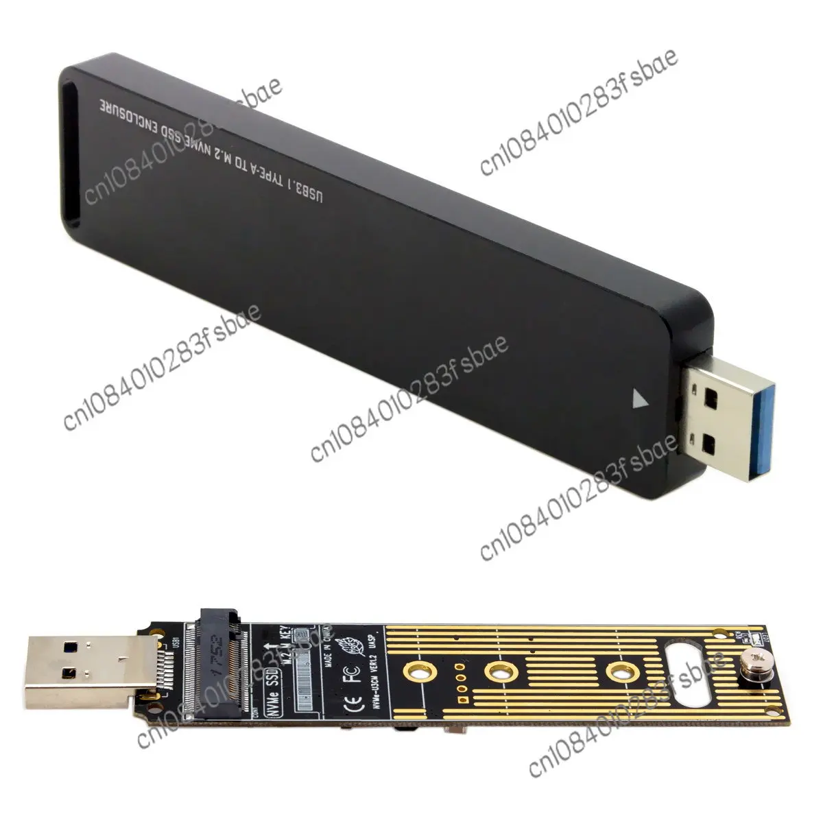 In-Line SSD SSD Case JMS583 Adapter Card USB 3.0 to M-key NVME