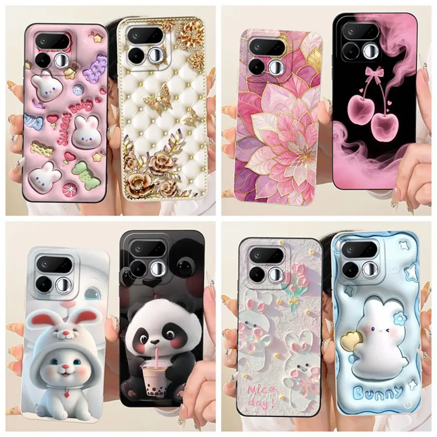 Coque de téléphone en Silicone souple, design de luxe, pour Realme 16T 5G, 2026, RMX5268
