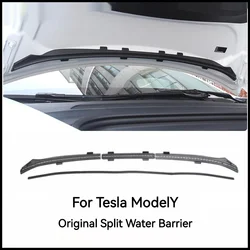 Para Tesla Model 3/Y 2018-2023 cubierta delantera del chasis impermeable tira de agua entrada de aire cubierta protectora accesorios de modificación