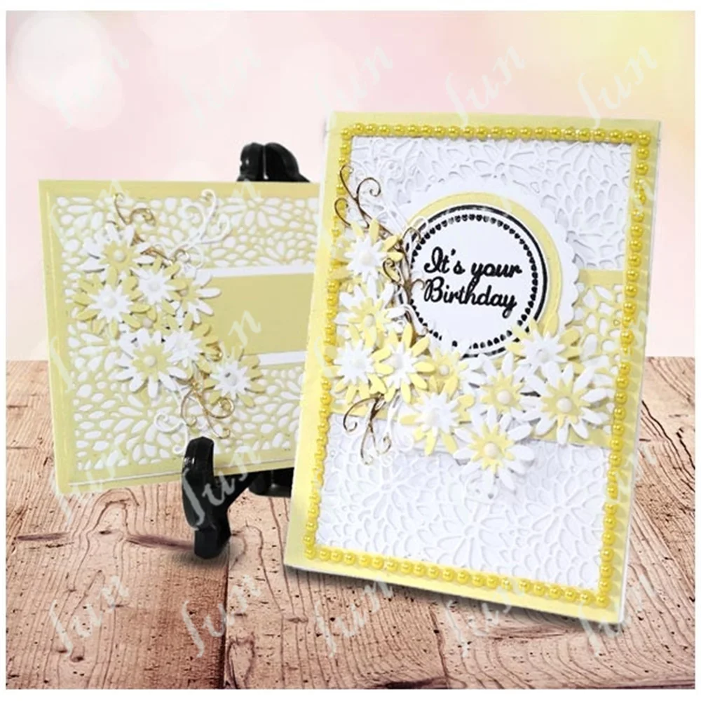 Sentiment Clear Stamps and Cutting Dies Diy Envelope Box Cards Set Borders Die Cuts Craft Supplies