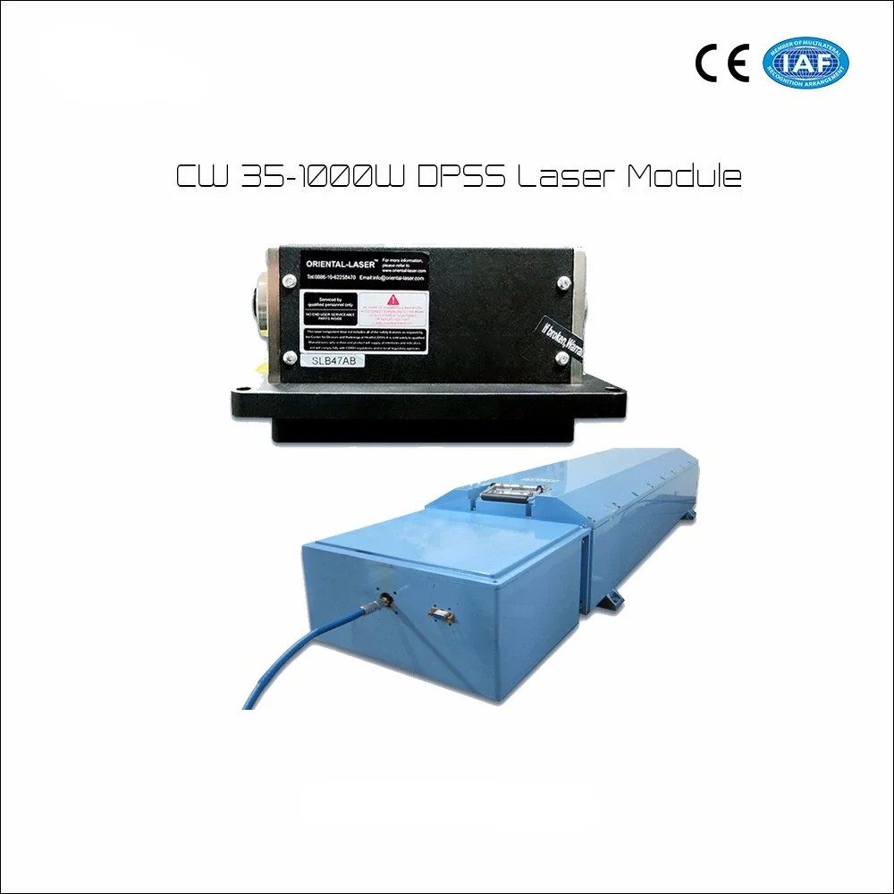 Módulo do diodo laser do DPS, Módulo verde do diodo laser, 150W-400W CW, 1064nm, 5mw