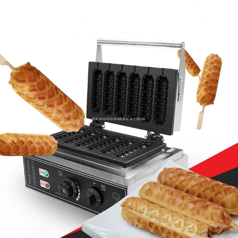 Commercial Danish Sausage Waffle Machine Electric Hot Milk Stick Machine Hot Dog Sausage Machine