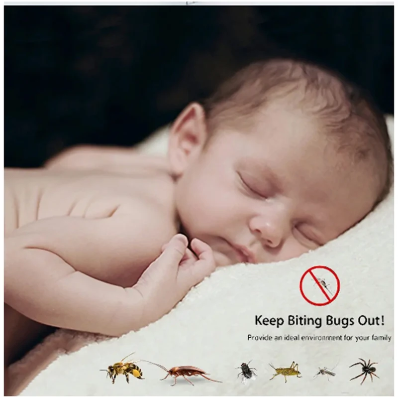 Moskitonetz für den Innenbereich, anpassbare Größe, DIY, schützt Baby und Familie vor Insekten und Insekten, Anti-Moskitonetz, PP-Nano-Fenstergitter – Detail 10