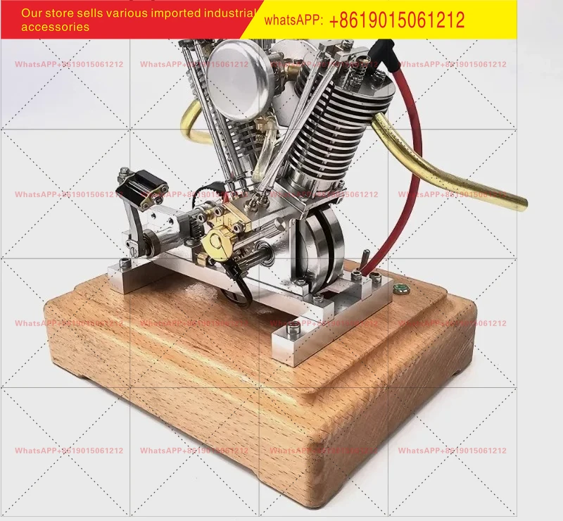 MUSA-V2 simplified version dual cylinder four stroke engine model