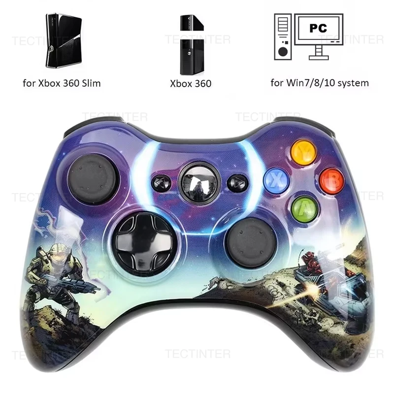 Bluetooth-Compatible Wireless Game Controller for Xbox360 Console Gamepad Joystick for Microsoft Xbox 360 Computer PC Controle