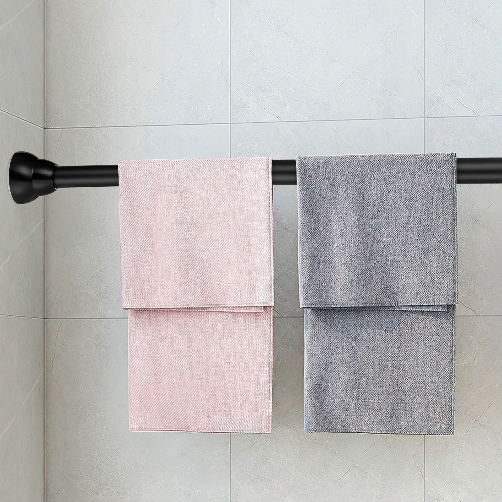 

Регулируемый нержавеющий стержень без сверления для душевой занавески, сушилки для белья, незаменимый элемент для хранения в ванной комнате