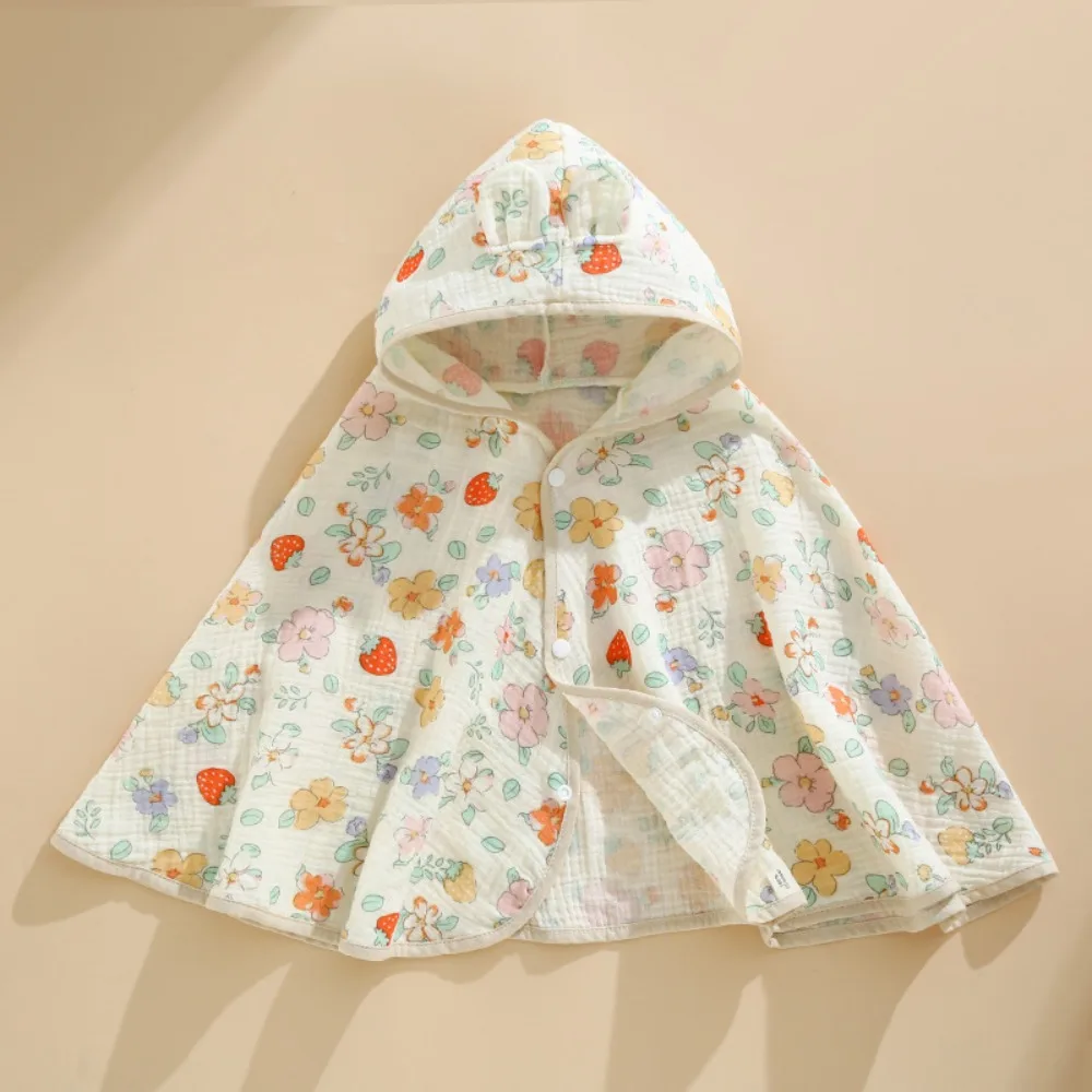 

Fashion Children's Sunscreen Cloak Summer Cotton Sunscreen Shawl Ultra-Thin Boys And Girls UV Protection Cloak Outdoor